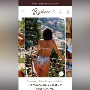 BYDEE NWT bikini bottom- Portofino